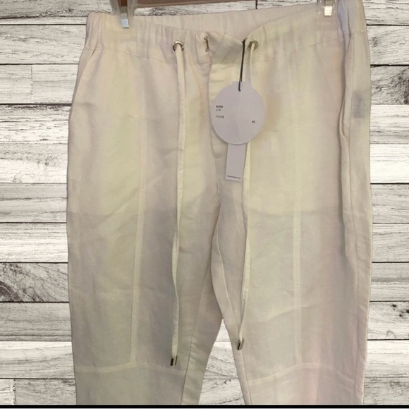 Melissa Nepton Linen Blend Pants - Picture 3 of 6